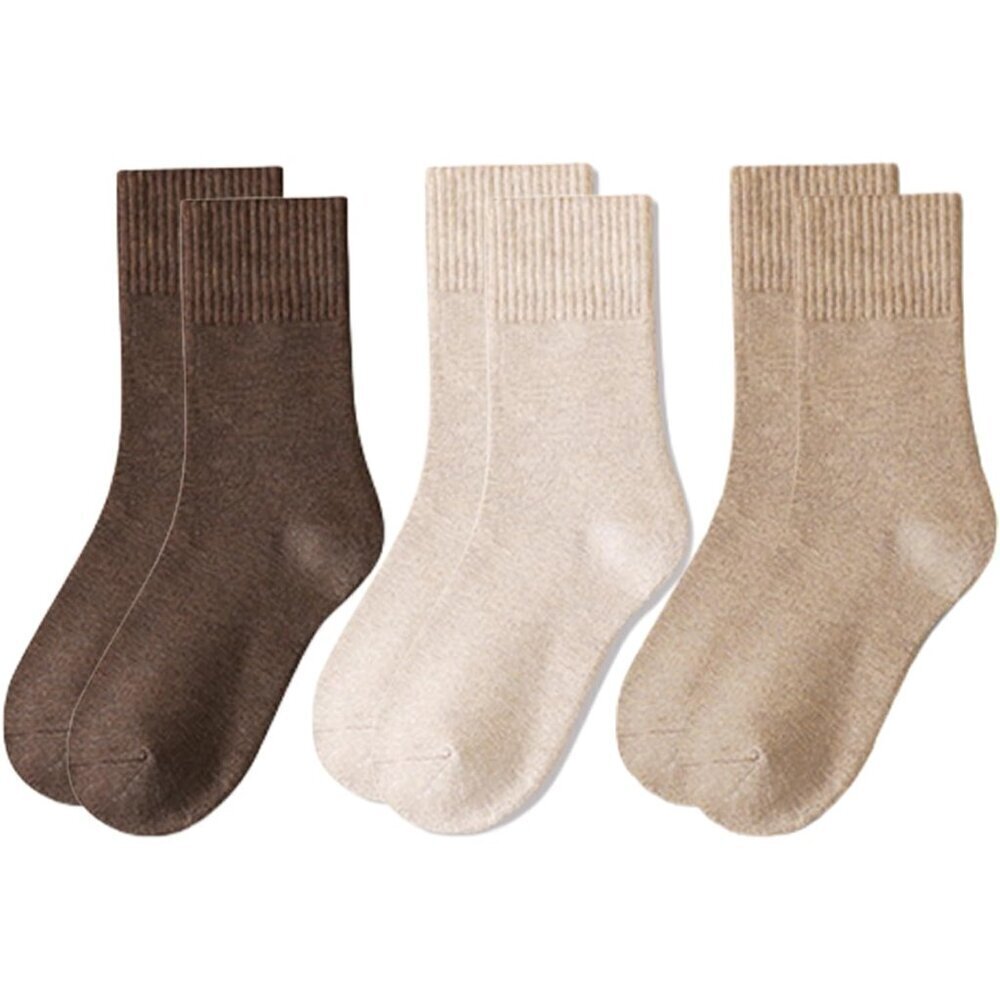 🆕Lomitract Mini Crew Socks Women White Bamboo Fashion Comfortable Socks